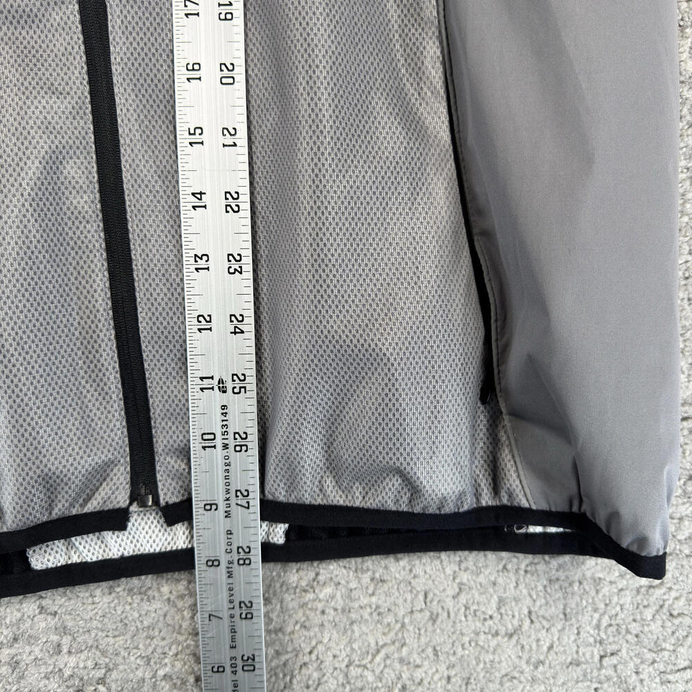 Showers Pass Adult Lightweight Gray Cycling Vest, Extra Large Reflective - Picture 3 of 9